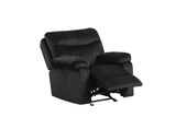 Bravo - Black 3Pc Reclining Set - Ella Furniture