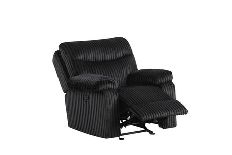 Bravo - Black 3Pc Reclining Set - Ella Furniture