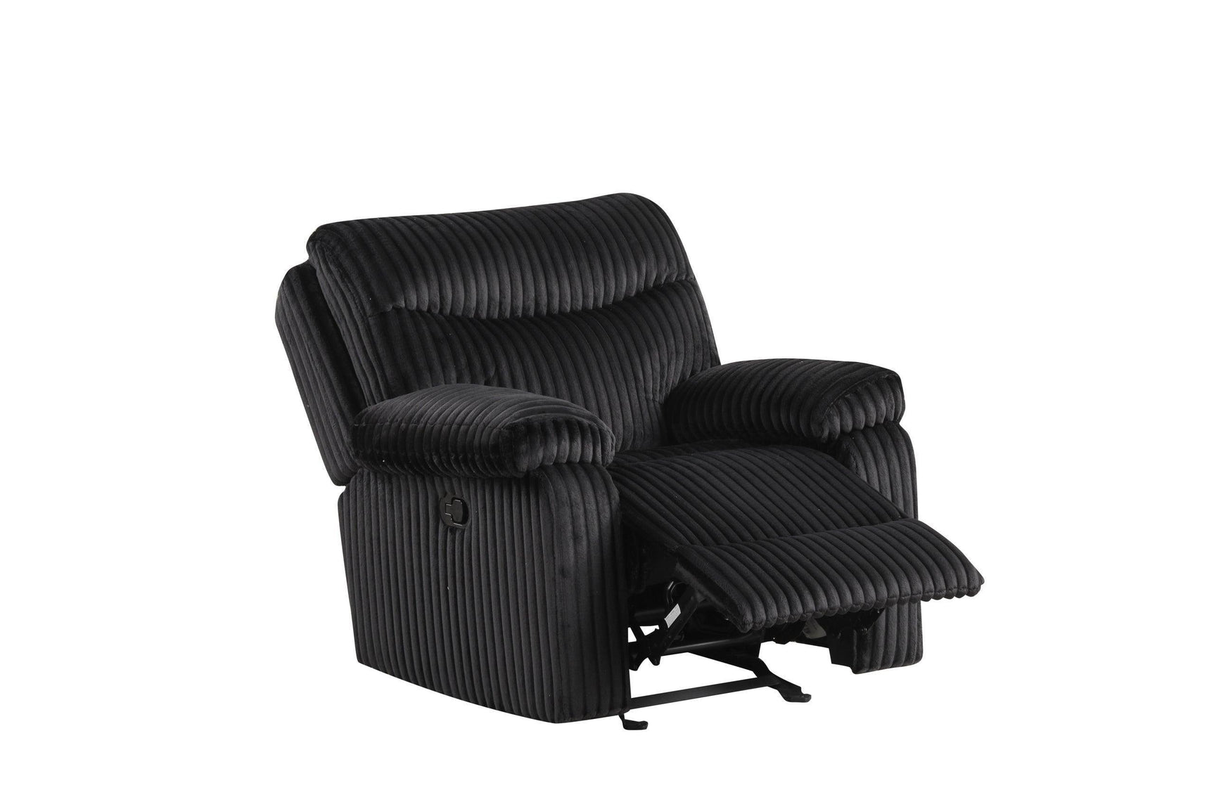 Bravo - Black 3Pc Reclining Set - Ella Furniture