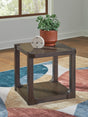 Breckington Dark Brown End Table from Ella Furniture