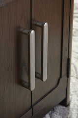 Breckington Dark Brown End Table detail view
