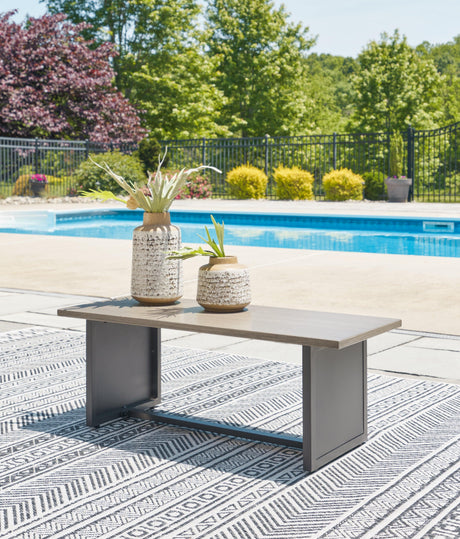 Bree Brown Zee 4-Piece Outdoor Sectional With End Table - Ella Furniture