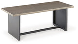 Bree Brown Zee 4-Piece Outdoor Sectional With End Table - Ella Furniture