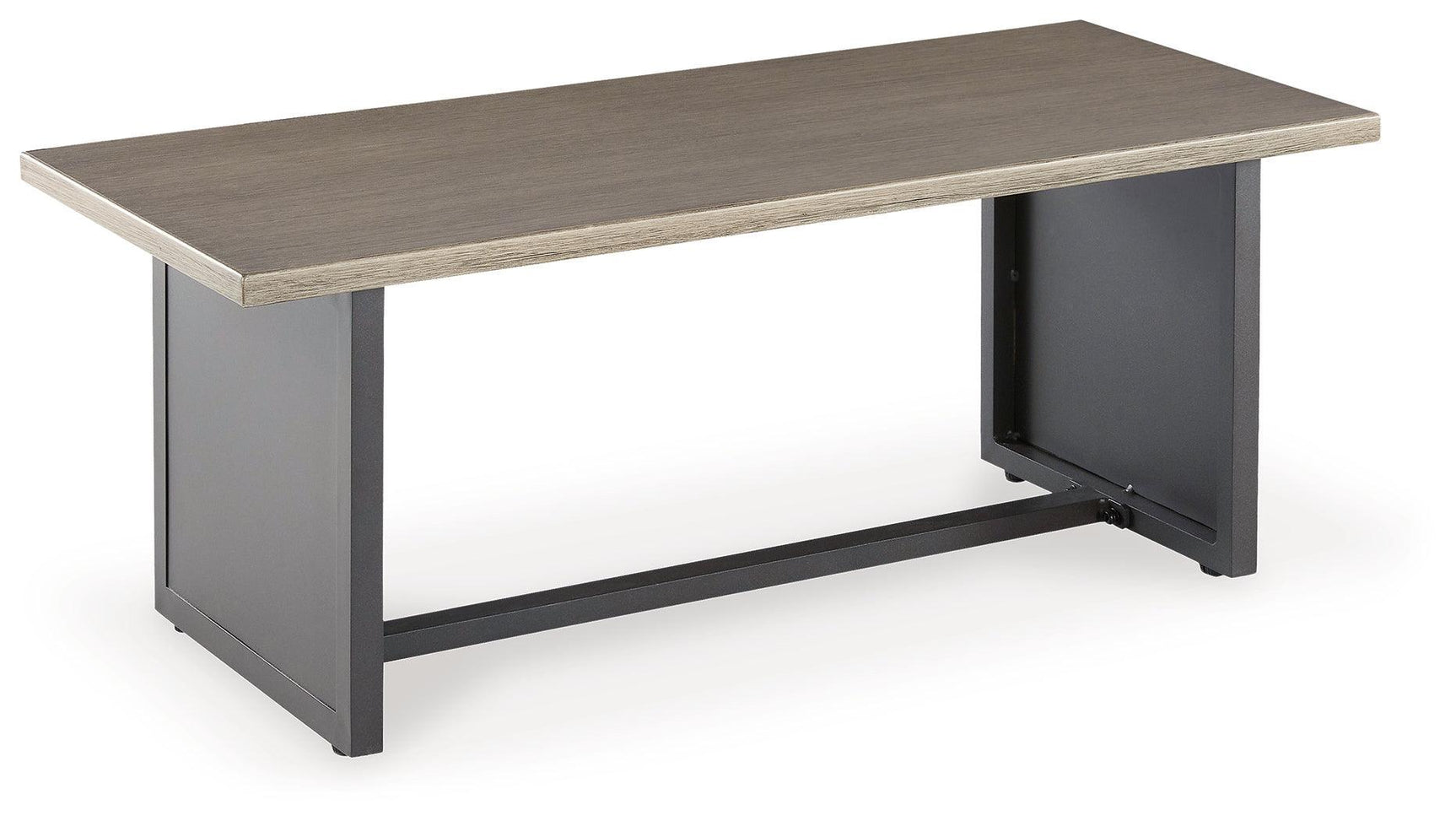Bree Brown Zee 4-Piece Outdoor Sectional With End Table - Ella Furniture
