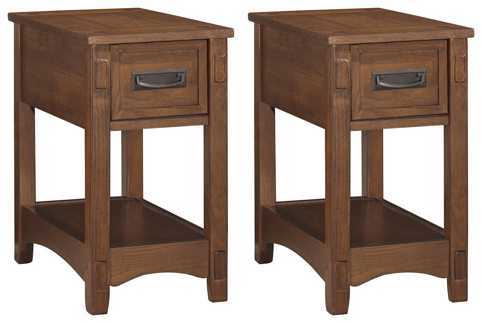 Breegin Brown 2 End Tables - Ella Furniture