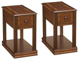 Breegin Brown 2 End Tables PKG008420 - T007-527 | T007-527 - Ella Furniture