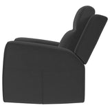Brentwood Upholstered Recliner Chair Black 610286 - Ella Furniture