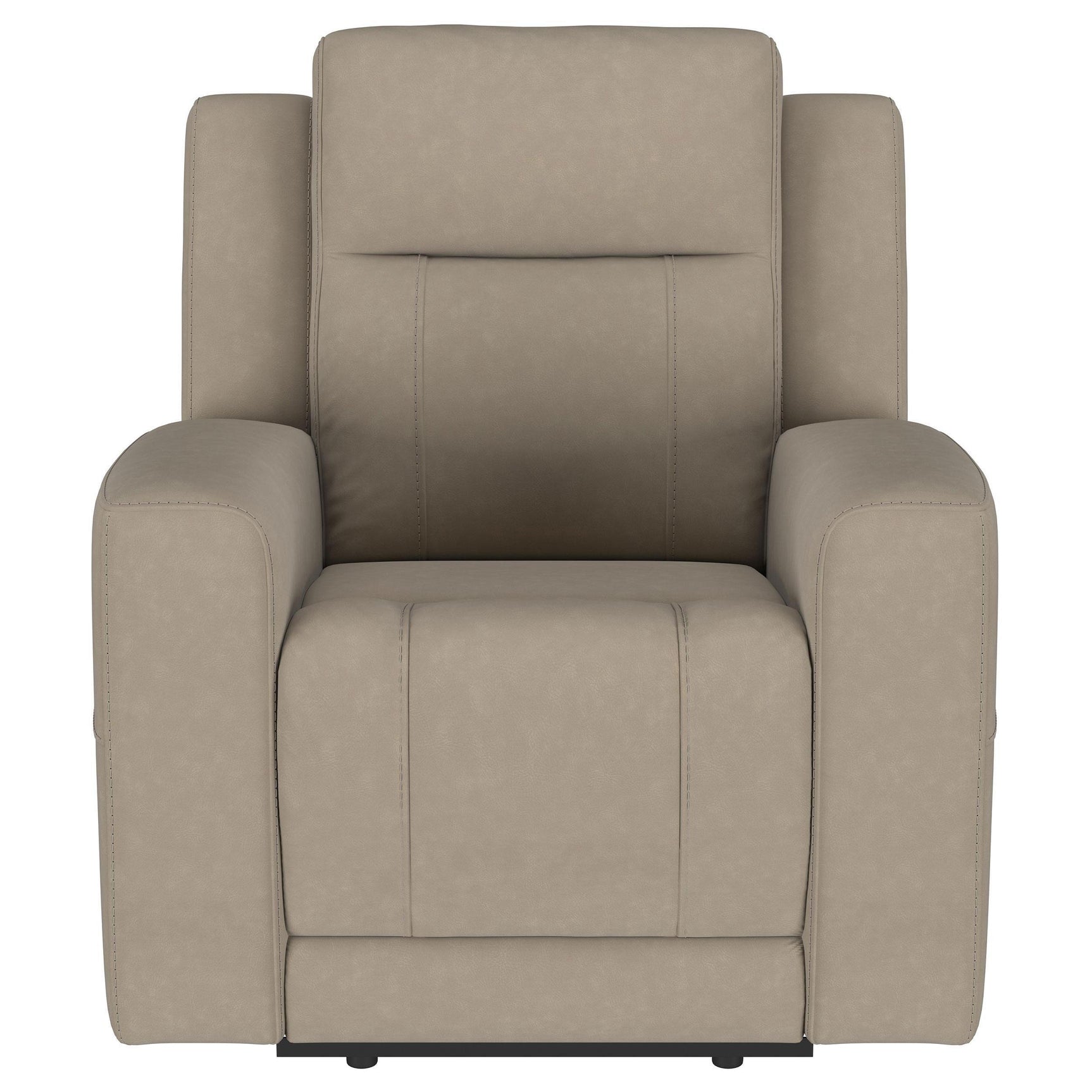 Brentwood Upholstered Recliner Chair Taupe 610283 - Ella Furniture