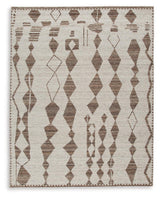 Brettler Beige/Brown Large Rug - Ella Furniture