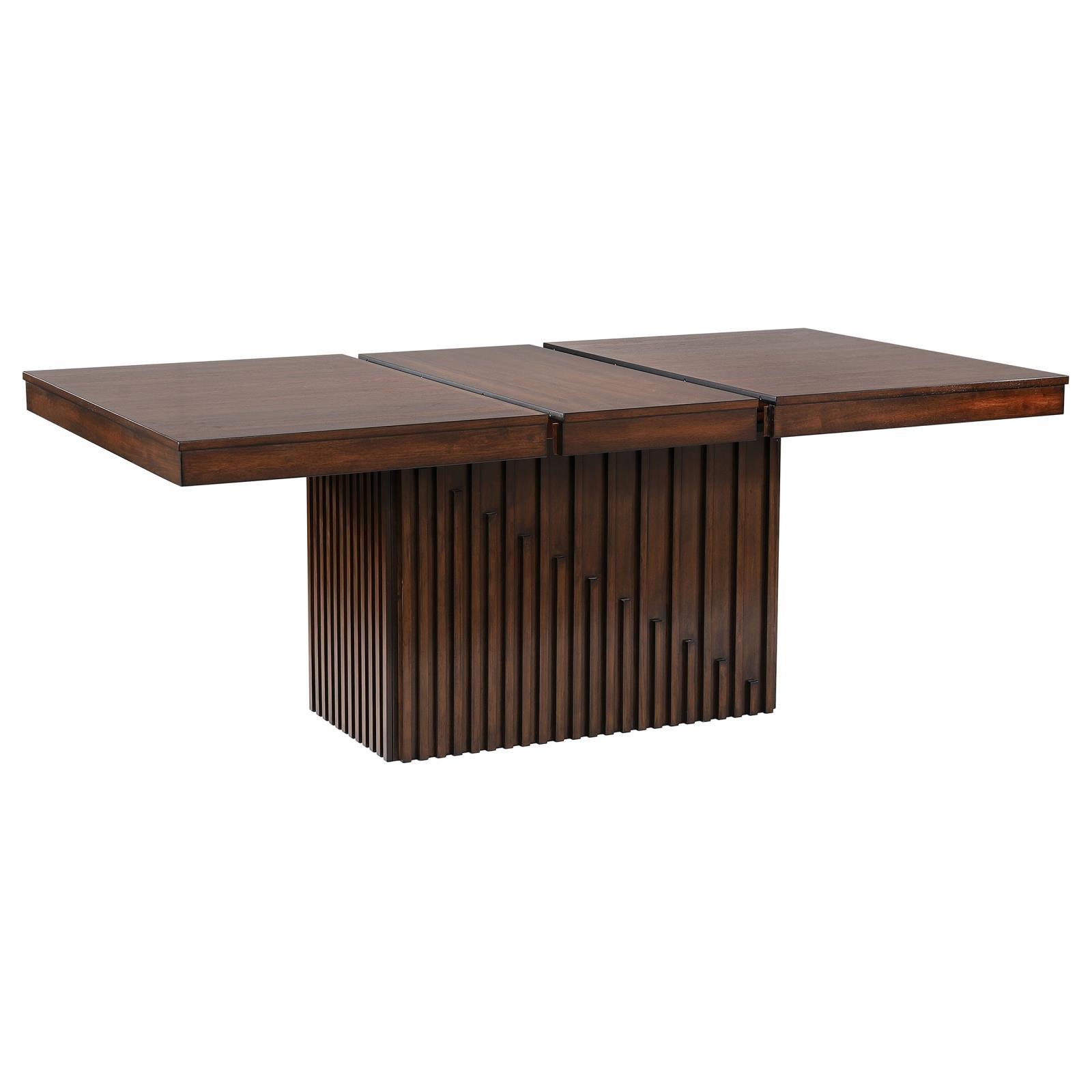 Briarwood Rectangular Dining Table With 18" Removable Extension Leaf Mango Oak 182991 - Ella Furniture