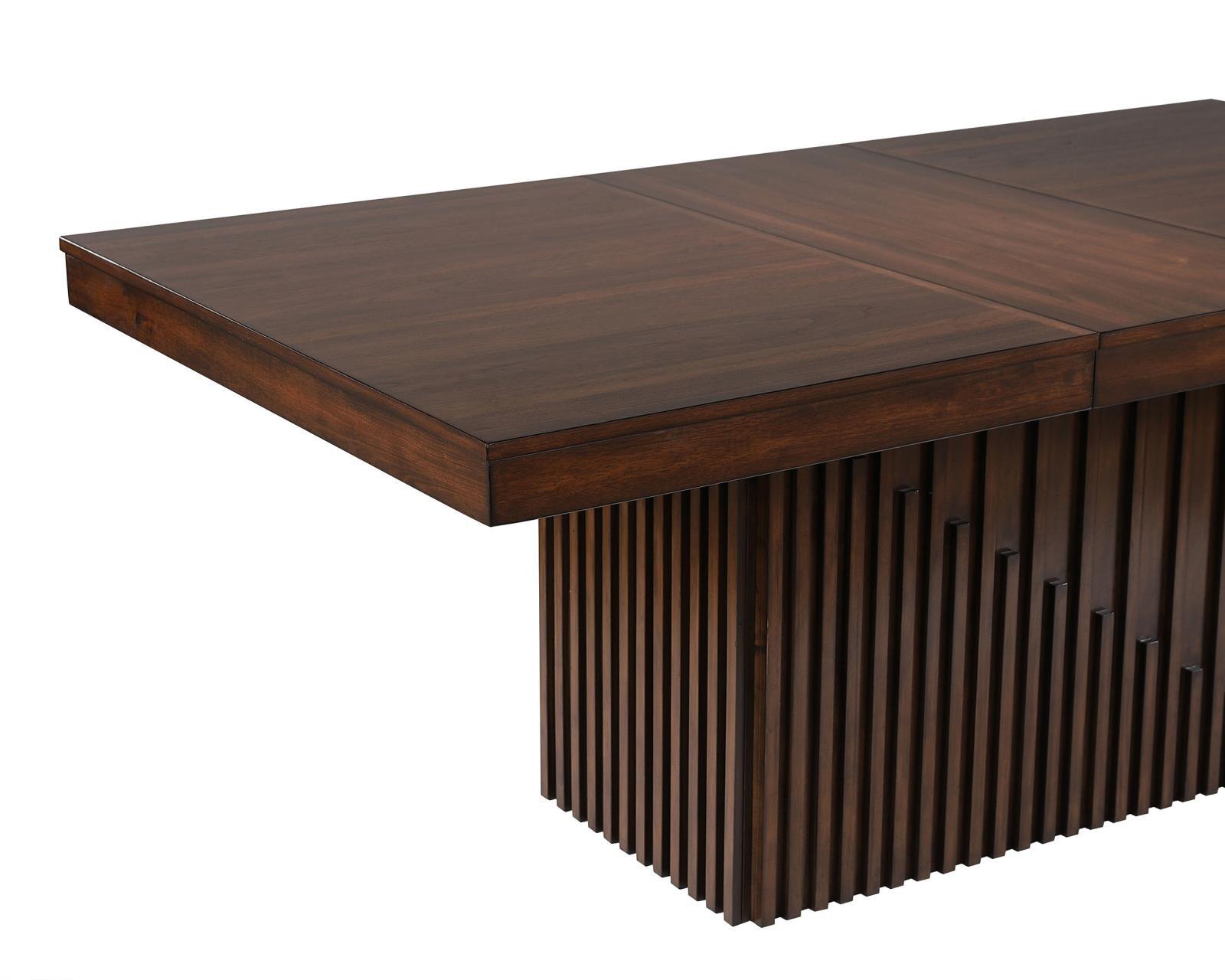 Briarwood Rectangular Dining Table With 18" Removable Extension Leaf Mango Oak 182991 - Ella Furniture