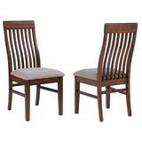 Briarwood Slat Back Dining Side Chair Mango Oak And Brown (Set Of 2) 182992 - Ella Furniture