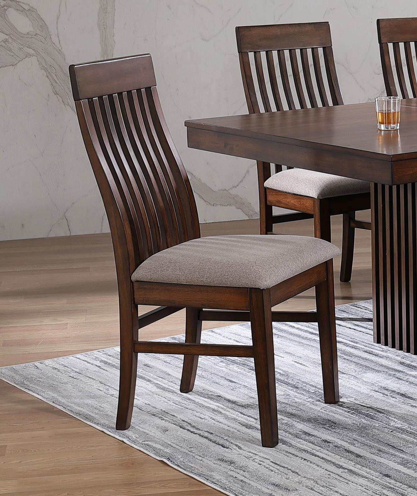 Briarwood Slat Back Dining Side Chair Mango Oak And Brown (Set Of 2) 182992 - Ella Furniture