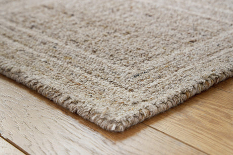 Brickburgh Gray/Ivory/Honey Medium Rug - Ella Furniture