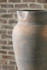Brickmen Antique Gray Vase detail view