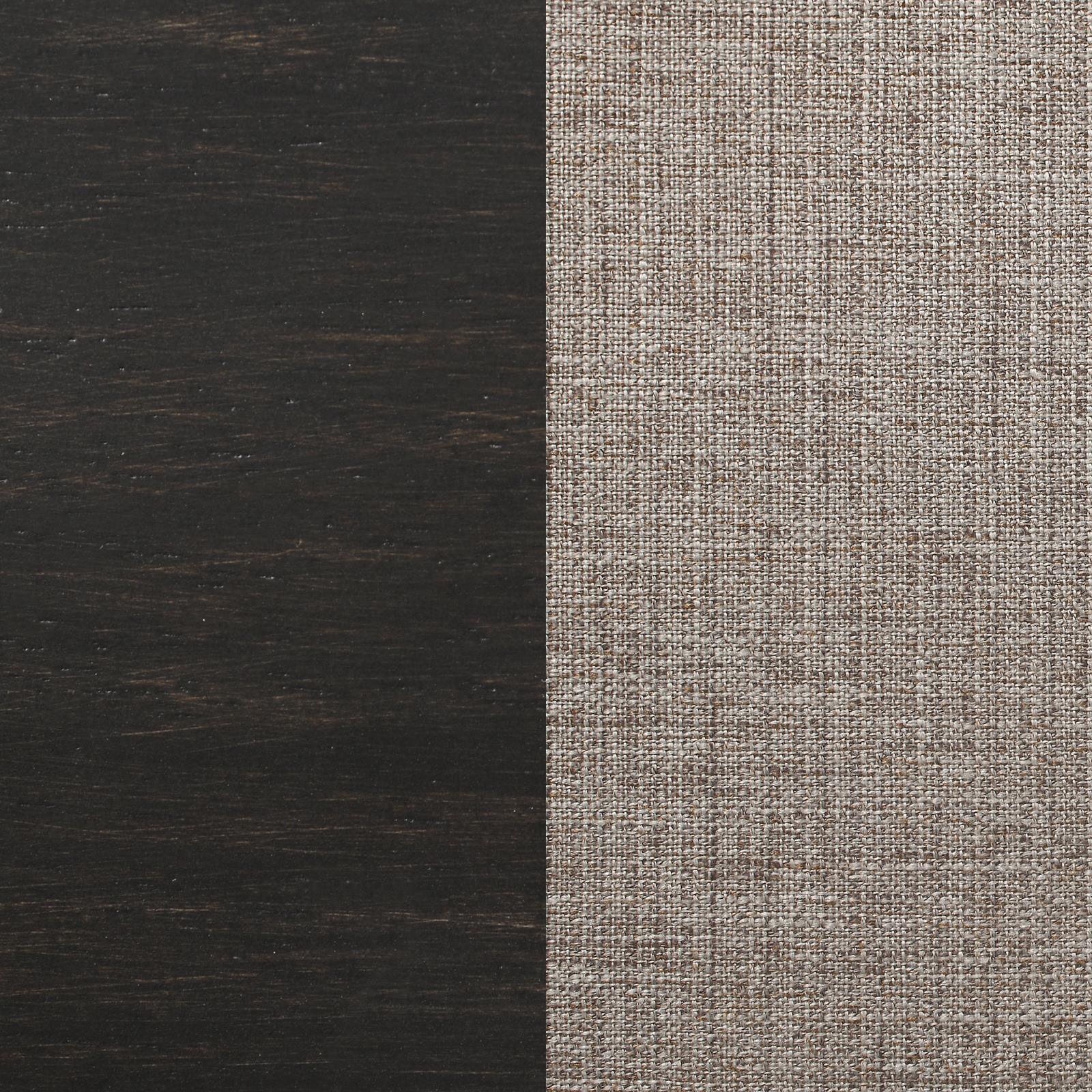 Bridget Ladder Back Dining Side Chair Stone Brown And Charcoal Sandthrough (Set Of 2) 108222 - Ella Furniture