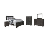 Brinxton Charcoal Panel Bedroom Set - Ella Furniture