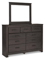 Brinxton Charcoal Panel Bedroom Set - Ella Furniture