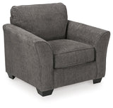 Brise Slate Sofa Chaise And Chair - Ella Furniture