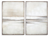 Brockdunn Tan/Brown Wall Art (Set of 2) - Ella Furniture