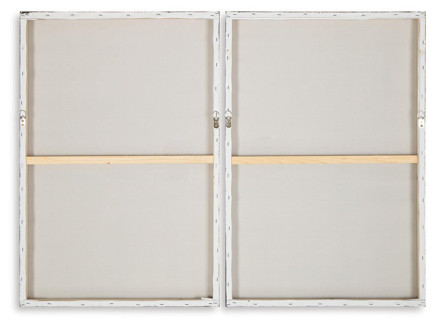 Brockdunn Tan/Brown Wall Art (Set of 2) - Ella Furniture
