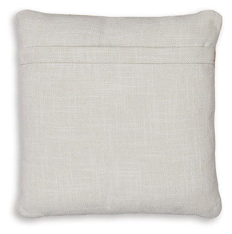 Brockner Next-gen Nuvella Brown/yellow Pillow (Set Of 4) - Ella Furniture