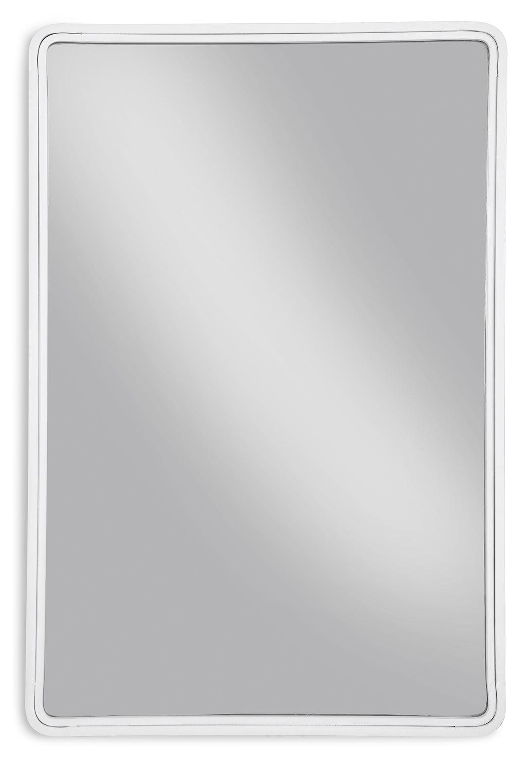 Brocky White Accent Mirror A8010293 - Ella Furniture