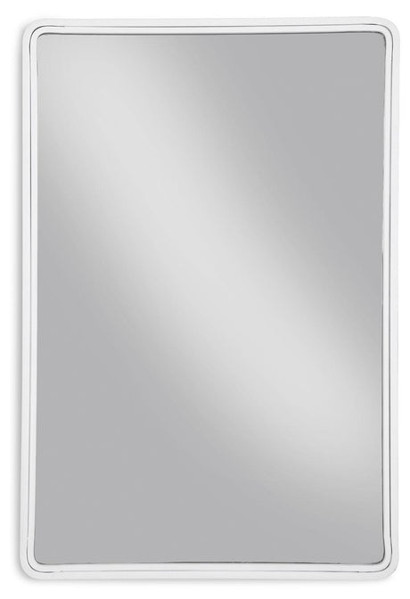 Brocky White Accent Mirror A8010293 - Ella Furniture