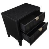 Brookmead 2-Drawer Nightstand Black 224712 [ETA: 3/29/2024] - Ella Furniture