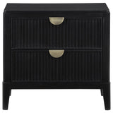 Brookmead 2-Drawer Nightstand Black 224712 [ETA: 3/29/2024] - Ella Furniture