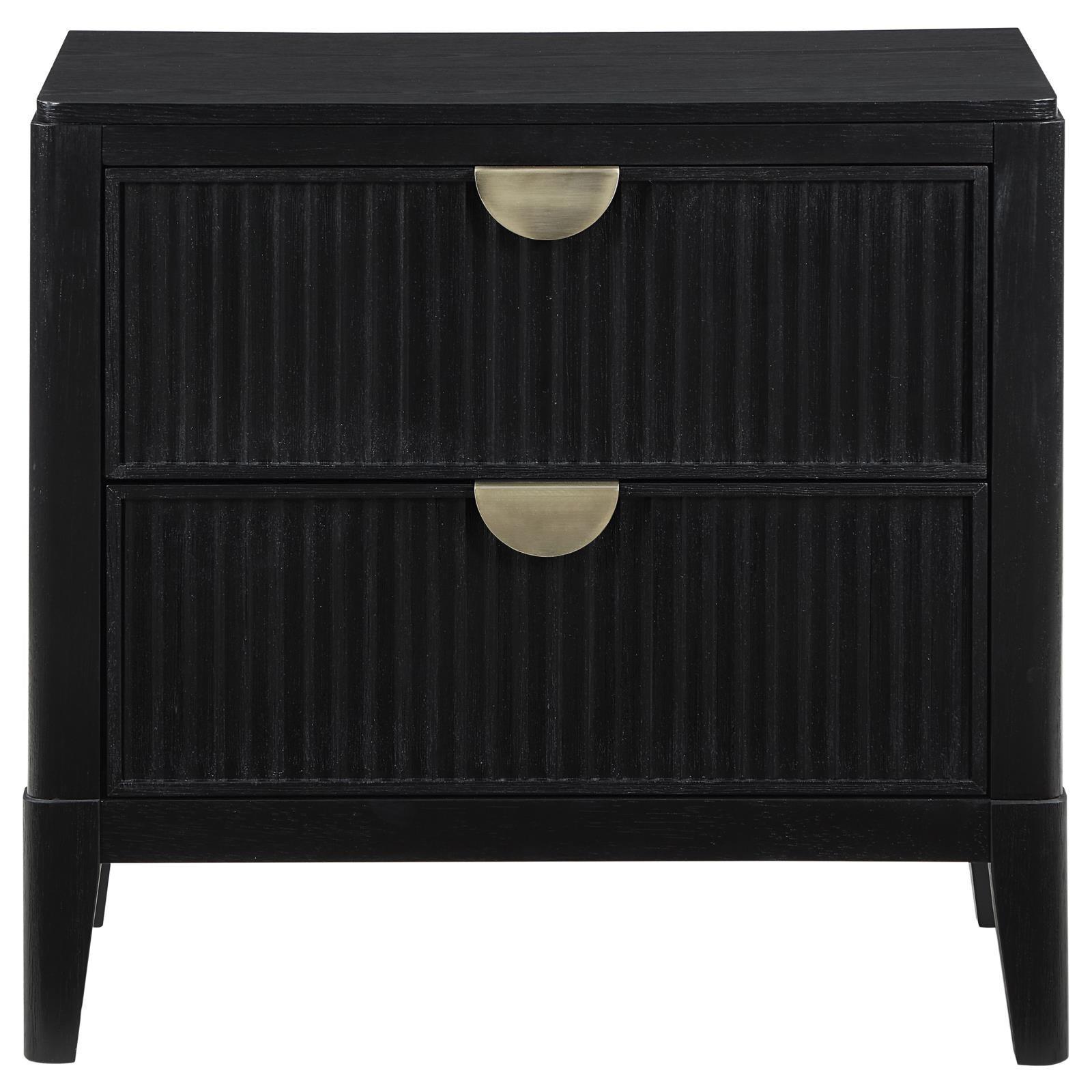 Brookmead 2-Drawer Nightstand Black 224712 [ETA: 3/29/2024] - Ella Furniture