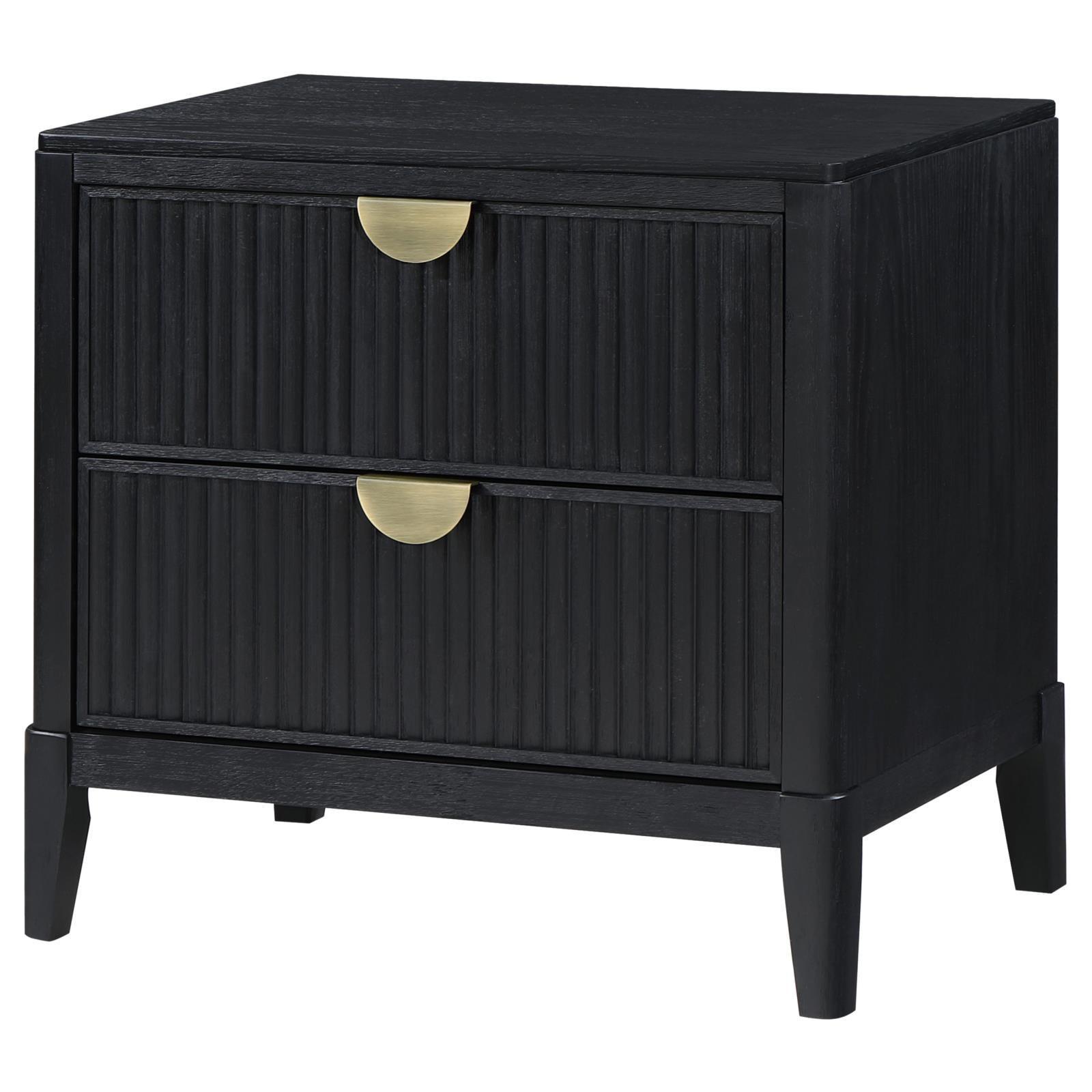 Brookmead 2-Drawer Nightstand Black 224712 [ETA: 3/29/2024] - Ella Furniture