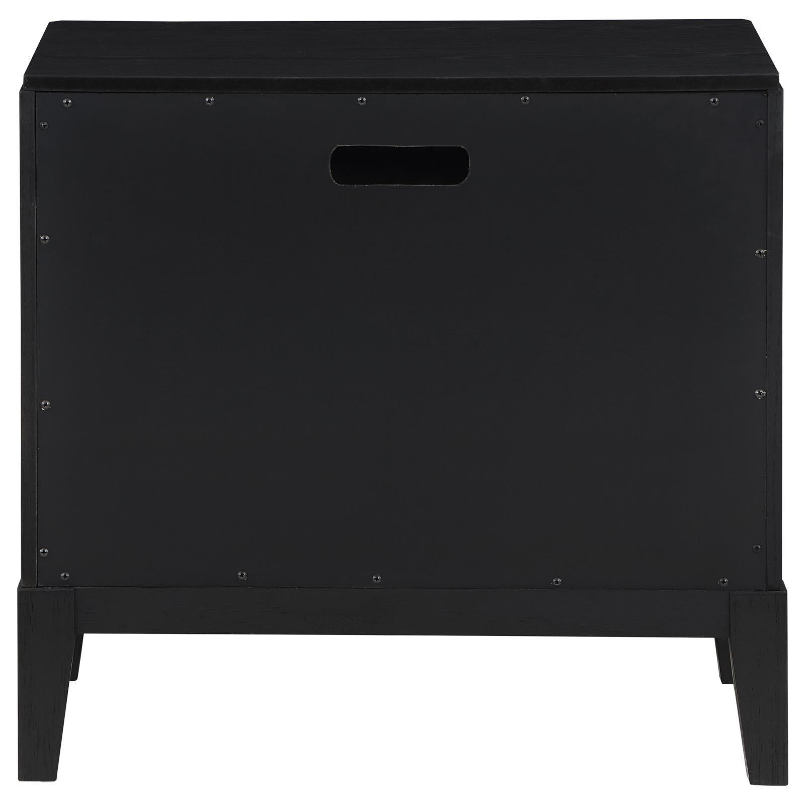 Brookmead 2-Drawer Nightstand Black 224712 [ETA: 3/29/2024] - Ella Furniture
