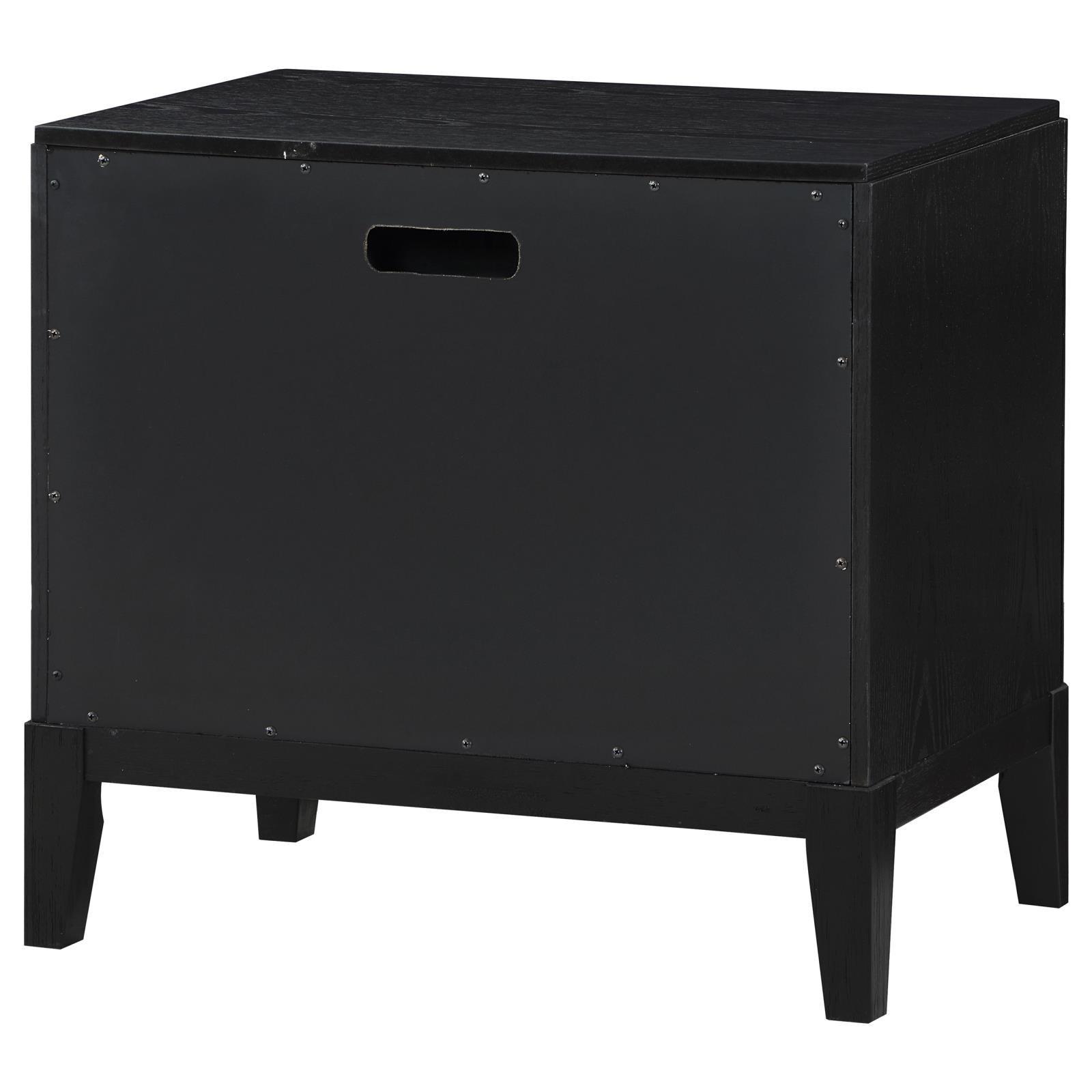 Brookmead 2-Drawer Nightstand Black 224712 [ETA: 3/29/2024] - Ella Furniture