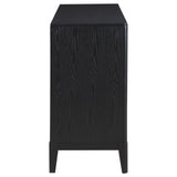 Brookmead 2-Drawer Sideboard Buffet With Storage Cabinet Black 108235 - Ella Furniture