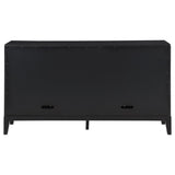 Brookmead 2-Drawer Sideboard Buffet With Storage Cabinet Black 108235 - Ella Furniture