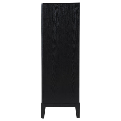 Brookmead 5-Drawer Bedroom Chest Black 224715 [ETA: 3/29/2024] - Ella Furniture