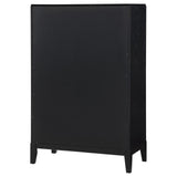 Brookmead 5-Drawer Bedroom Chest Black 224715 [ETA: 3/29/2024] - Ella Furniture