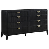 Brookmead 8-Drawer Bedroom Dresser Black 224713 [ETA: 3/29/2024] - Ella Furniture
