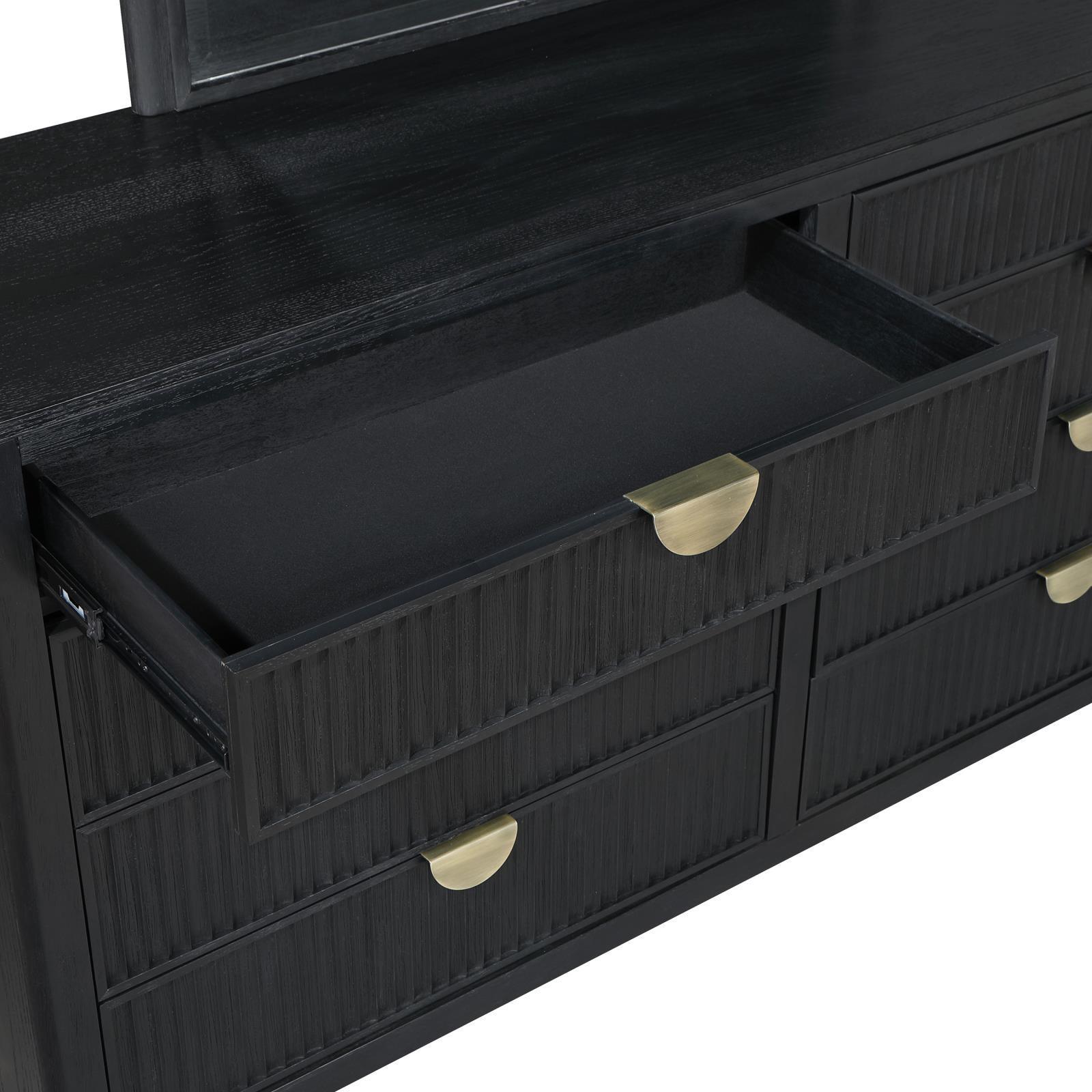 Brookmead 8-Drawer Bedroom Dresser Black 224713 [ETA: 3/29/2024] - Ella Furniture
