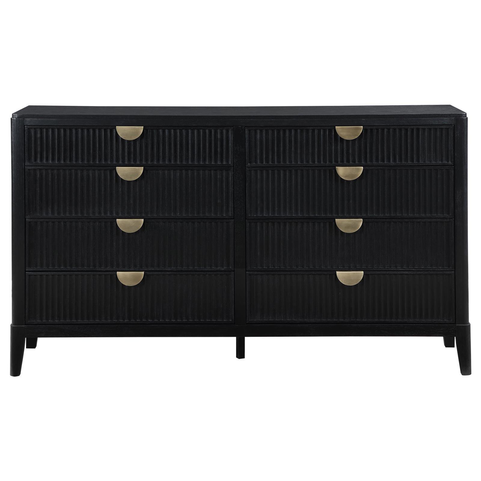Brookmead 8-Drawer Bedroom Dresser Black 224713 [ETA: 3/29/2024] - Ella Furniture