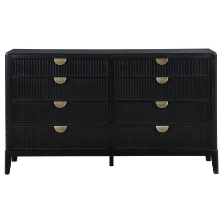 Brookmead 8-Drawer Bedroom Dresser Black 224713 [ETA: 3/29/2024] - Ella Furniture