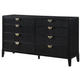 Brookmead 8-Drawer Bedroom Dresser Black 224713 [ETA: 3/29/2024] - Ella Furniture