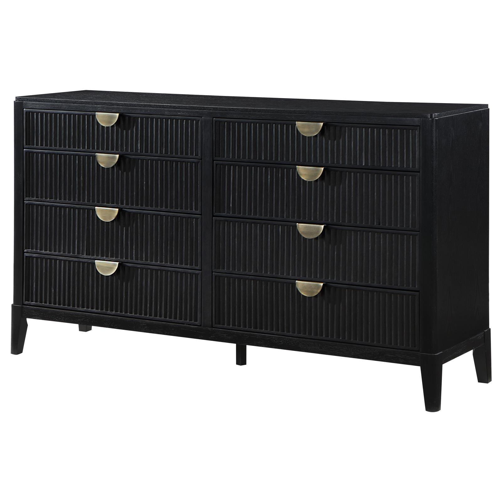 Brookmead 8-Drawer Bedroom Dresser Black 224713 [ETA: 3/29/2024] - Ella Furniture