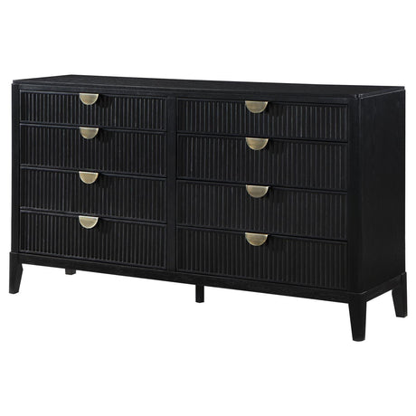 Brookmead 8-Drawer Bedroom Dresser Black 224713 [ETA: 3/29/2024] - Ella Furniture