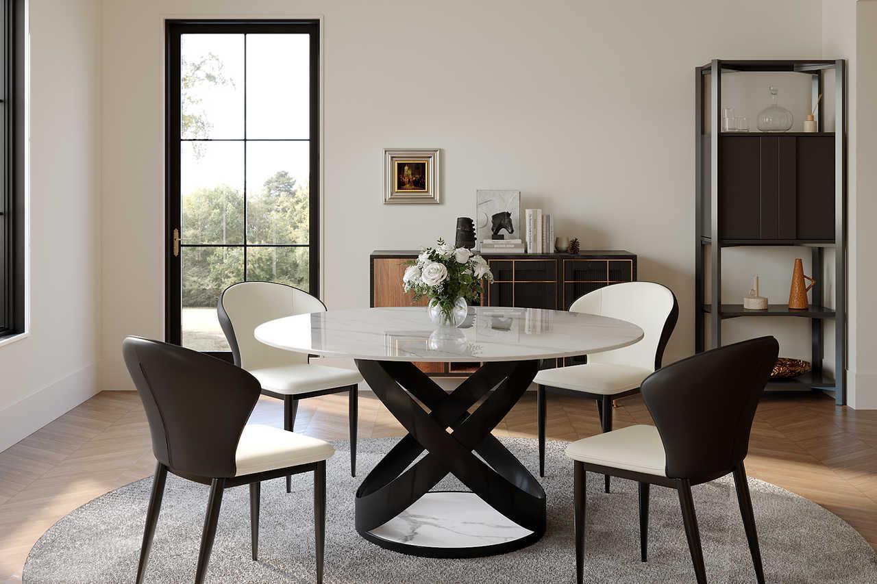 Brooks Table #3 (Sintered Stone) - Ella Furniture