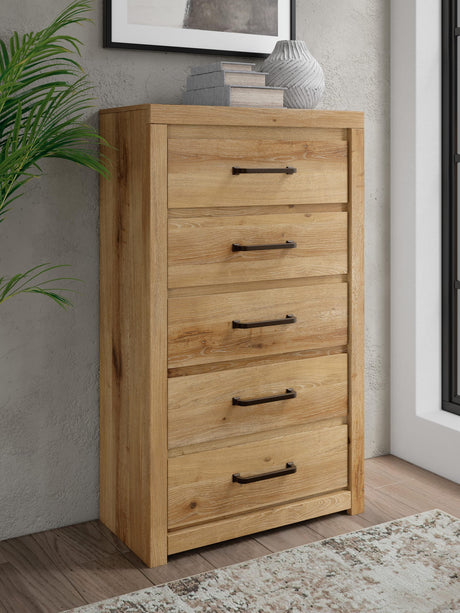 Brozmont Tan Chest of Drawers from Ella Furniture