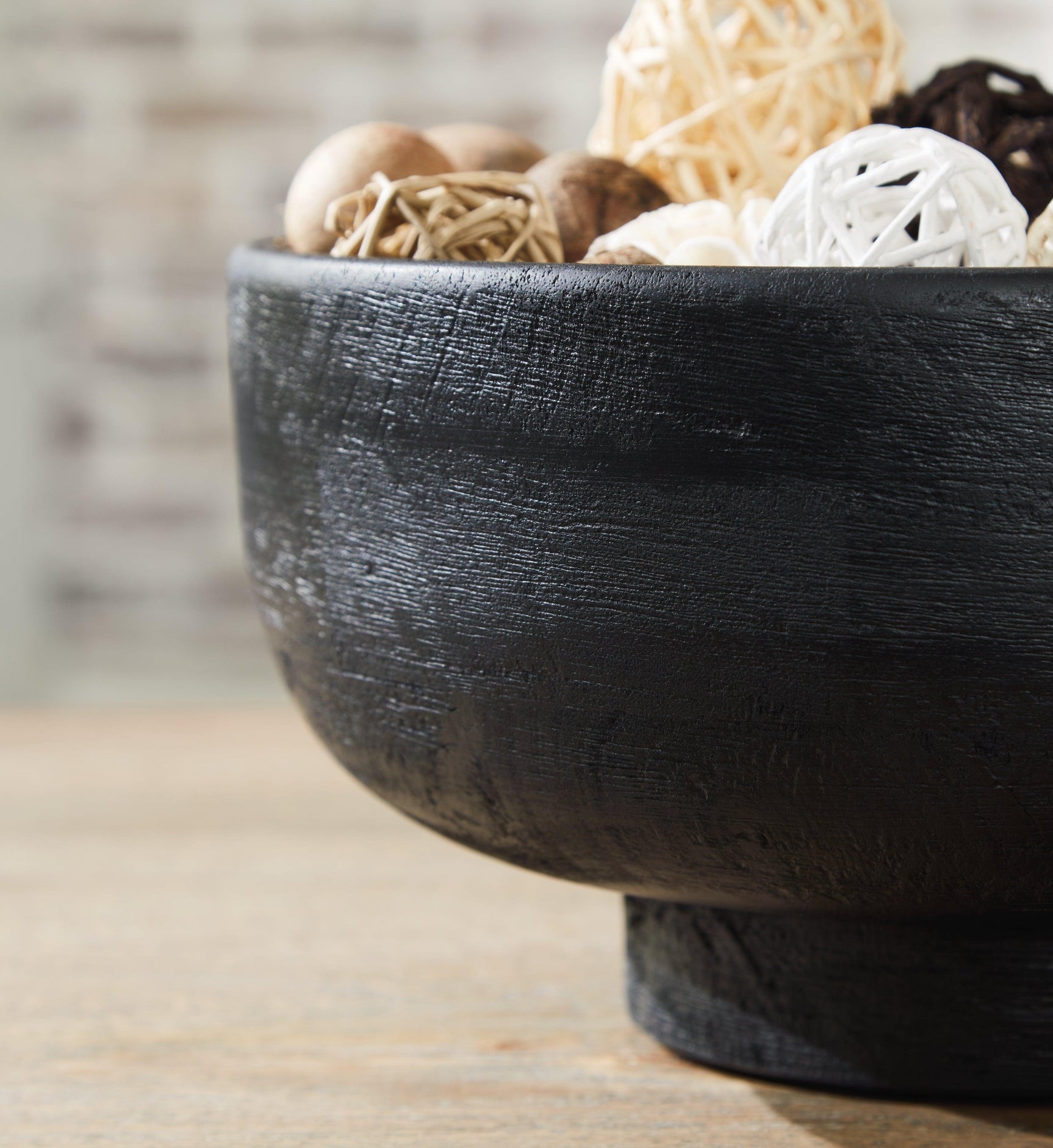 Brynnington Black Bowl - Ella Furniture