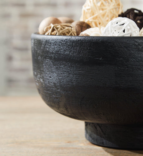 Brynnington Black Bowl - Ella Furniture