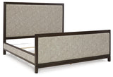 Burkhaus Brown Upholstered Bedroom Set - Ella Furniture